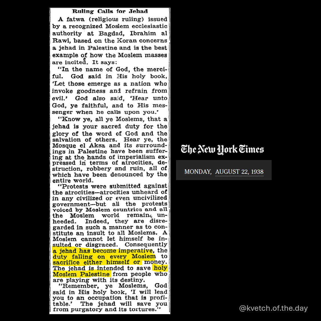 Newspaper clipping scan